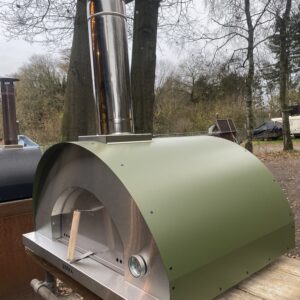 BEEK Grande Pizza Oven Groen - Extra Brede Bakvloer